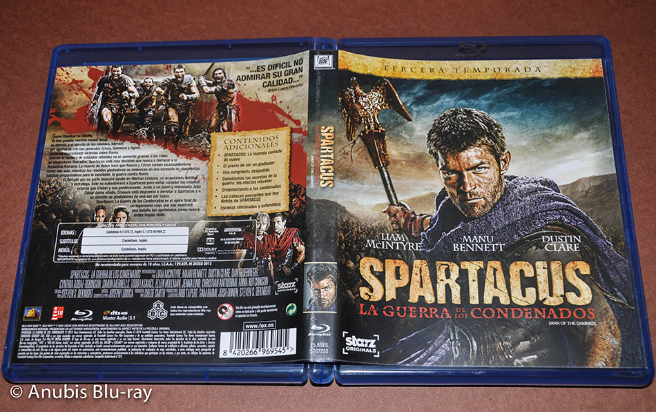 Fotografías y vídeo de Spartacus serie completa en Blu-ray 20