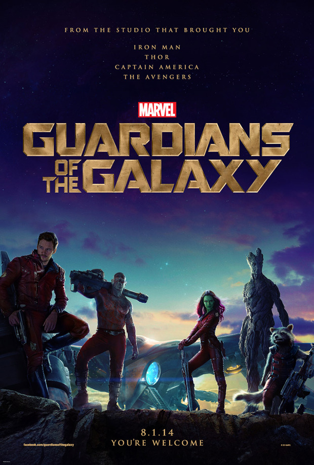Vídeos de los personajes y póster de Guardianes de la Galaxia