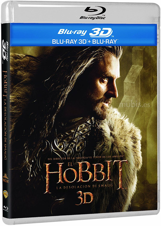 Diseño de la carátula de El Hobbit: La Desolación de Smaug en Blu-ray