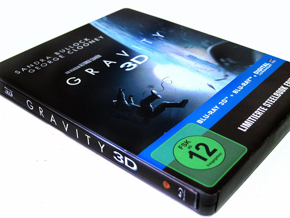 Fotografías del Steelbook de Gravity en Blu-ray 3D y 2D (Alemania)