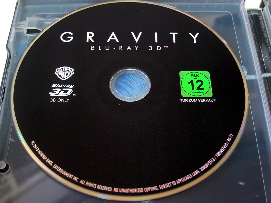 Fotografías del Steelbook de Gravity en Blu-ray 3D/2D (Alemania) 7