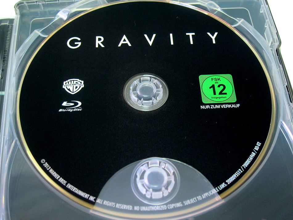 Fotografías del Steelbook de Gravity en Blu-ray 3D/2D (Alemania) 8
