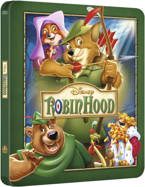 Steelbook de Robin Hood de Disney exclusivo de Zavvi