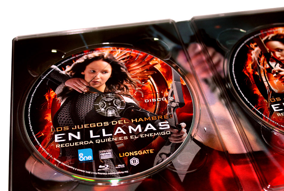 Fotografías del digipak de Los Juegos del Hambre: En Llamas Blu-ray 6