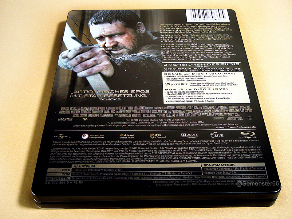 Fotografías de Robin Hood edición coleccionista en Blu-ray (Alemania) 21