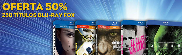 Oferta títulos Blu-ray Fox al 50% de descuento