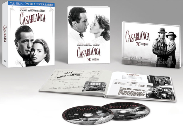 Carátula de Casablanca - Edición 70 Aniversario en Blu-ray