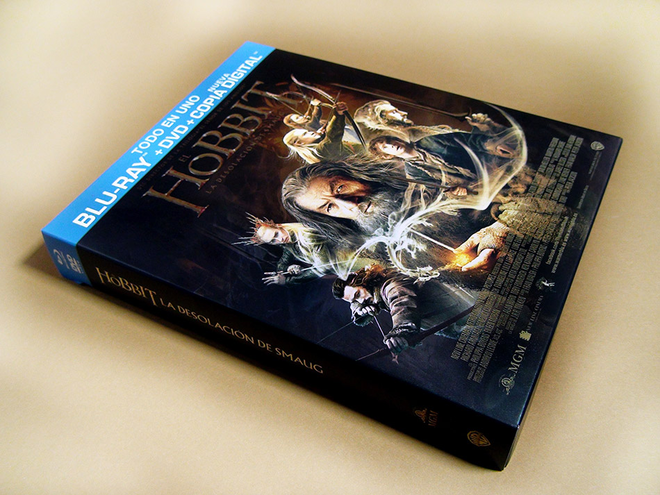 Fotografías de la ed. esp. El Hobbit: La Desolación de Smaug en Blu-ray