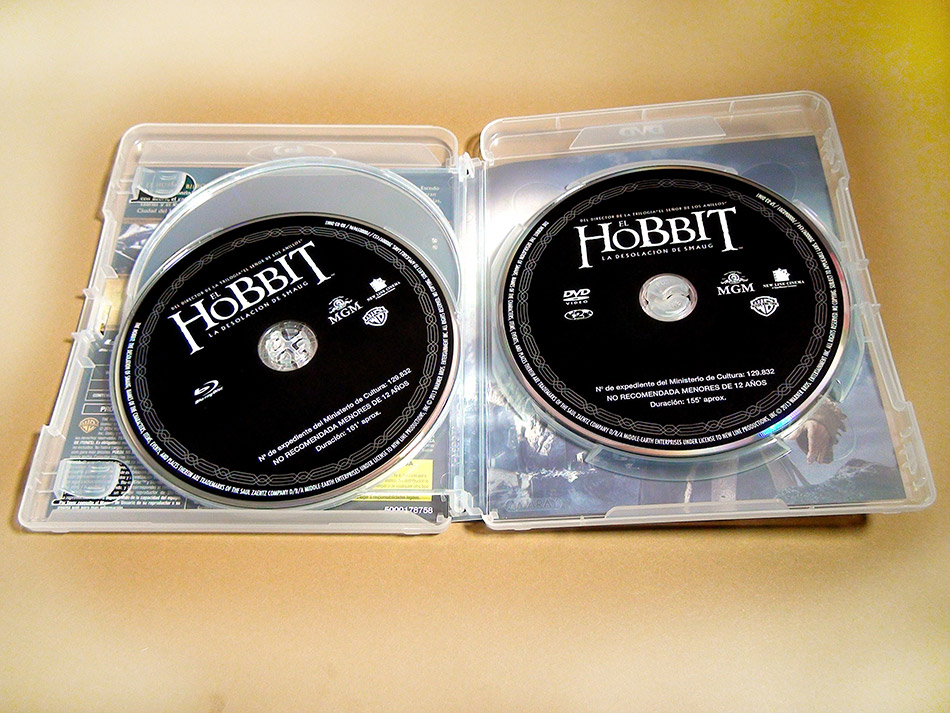 Fotografías de la edición especial El Hobbit: La Desolación de Smaug en Blu-ray 16