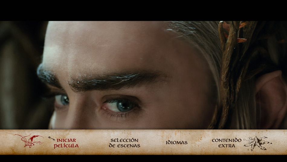 Capturas y menús de El Hobbit: La Desolación de Smaug en Blu-ray 1