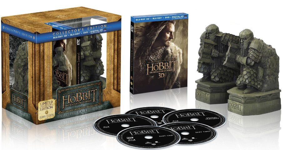 Fotografías de la ed. coleccionista de El Hobbit: La Desolación de Smaug en Blu-ray (USA)