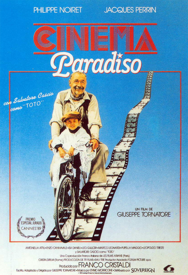 Anuncio oficial del Blu-ray de Cinema Paradiso