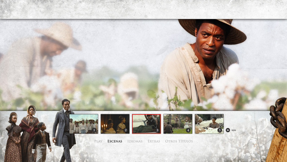Capturas de imagen y menús de 12 Años de Esclavitud en Blu-ray 3