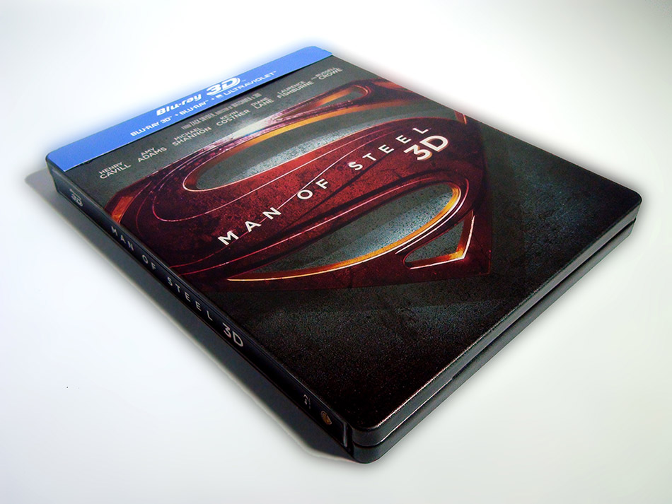 Fotografías del Steelbook de El Hombre de Acero en Blu-ray 3D y 2D (UK) 1