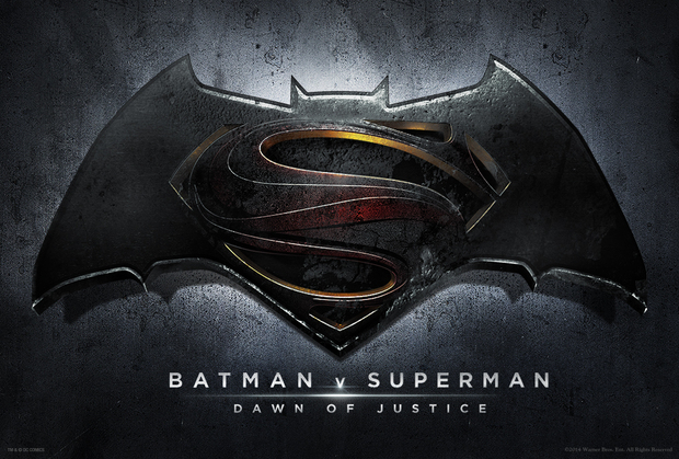 Título y logo de la película de Batman y Superman