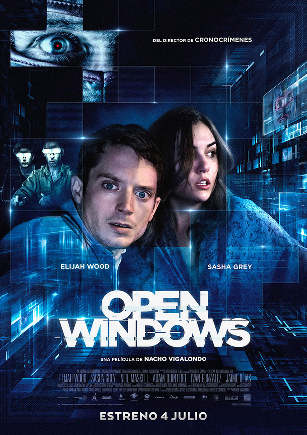 Cartel oficial de Open Windows de Nacho Vigalondo