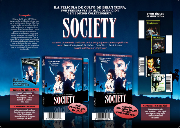 Detalles del Blu-ray de Society