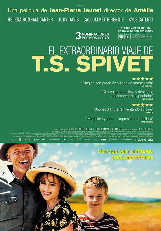 Tráiler y póster españoles de El Extraordinario Viaje de T.S. Spivet