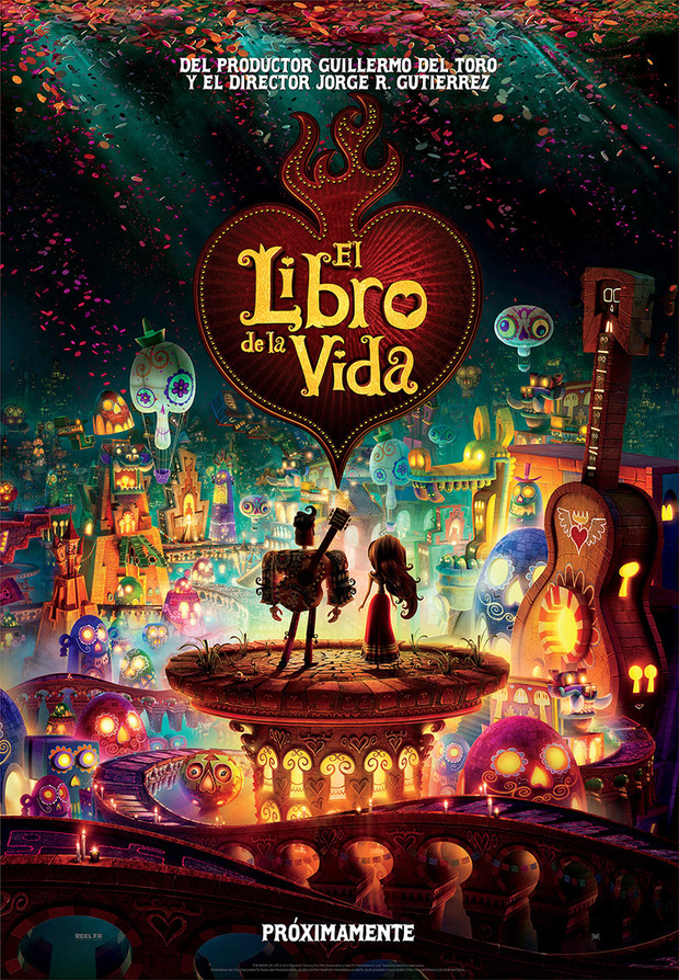 Tráiler y póster de El Libro de la Vida, producida por Guillermo del Toro