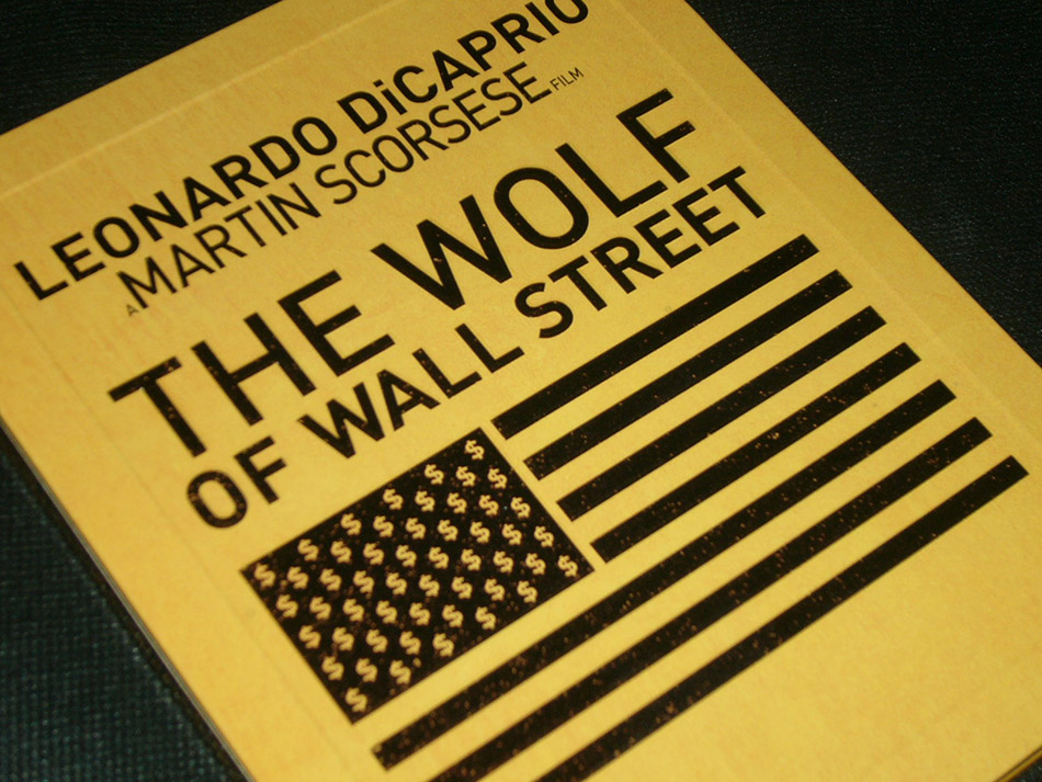 Fotografías del Steelbook de El Lobo de Wall Street en Blu-ray 4