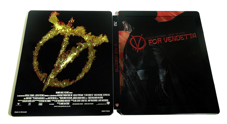 Fotografías del Steelbook de V de Vendetta en Blu-ray 12