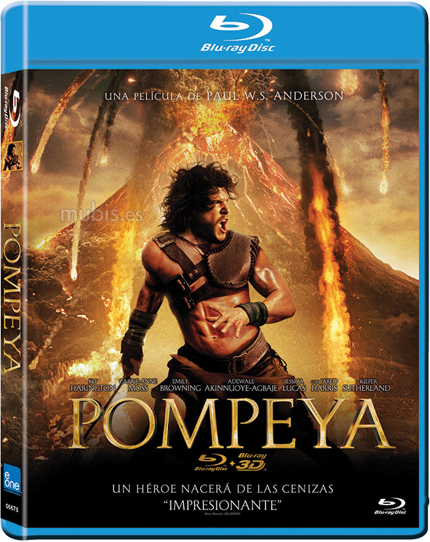 Detalles del Blu-ray de Pompeya