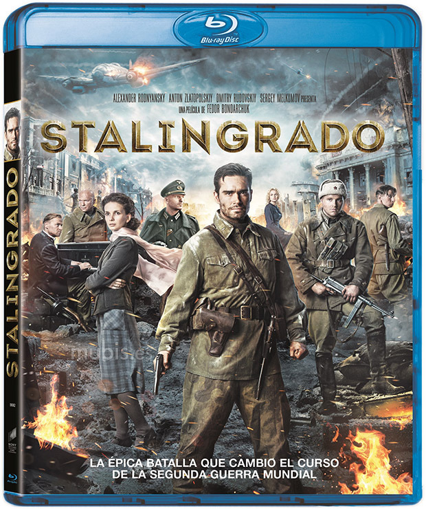 Diseño de la carátula de Stalingrado en Blu-ray