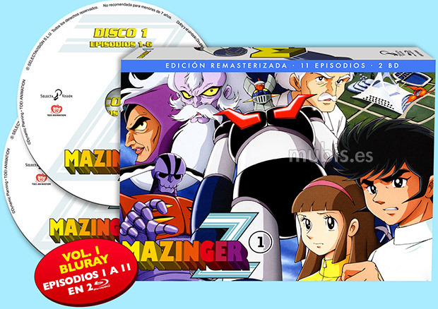 Desvelamos el diseño de la colección Mazinger Z en Blu-ray