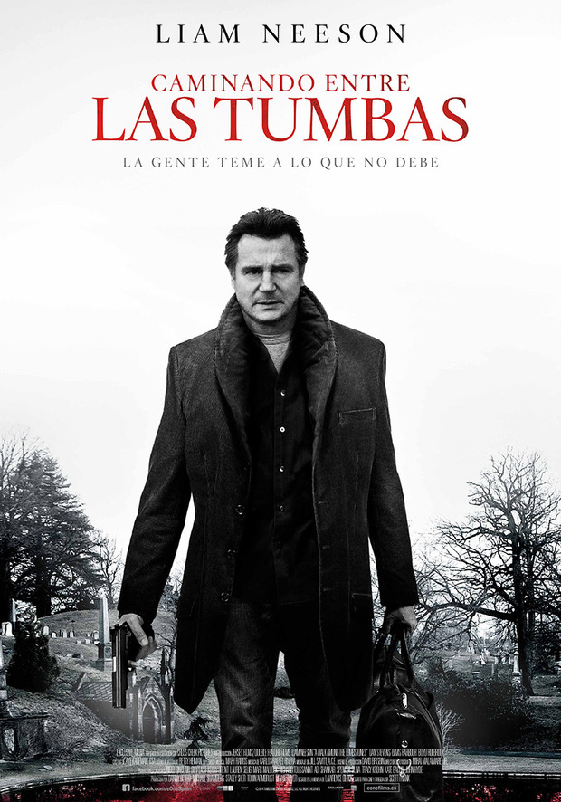 Póster y fecha de estreno de Caminando entre las Tumbas con Liam Neeson