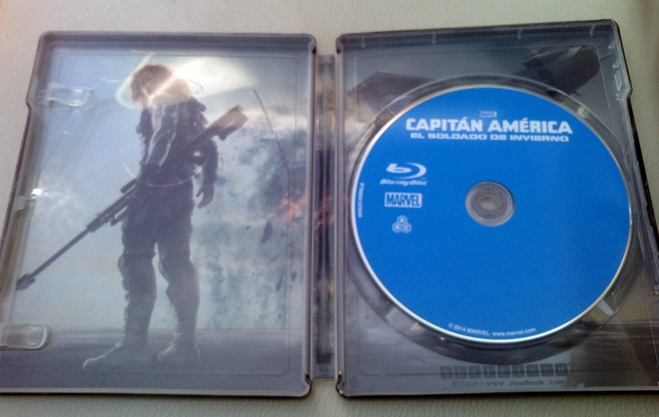 Fotografías del Steelbook de Capitán América: El Soldado de Invierno en Blu-ray 9