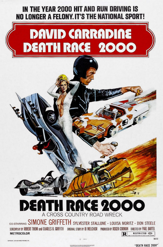 Anuncio oficial del Blu-ray de La Carrera de la Muerte del Año 2000