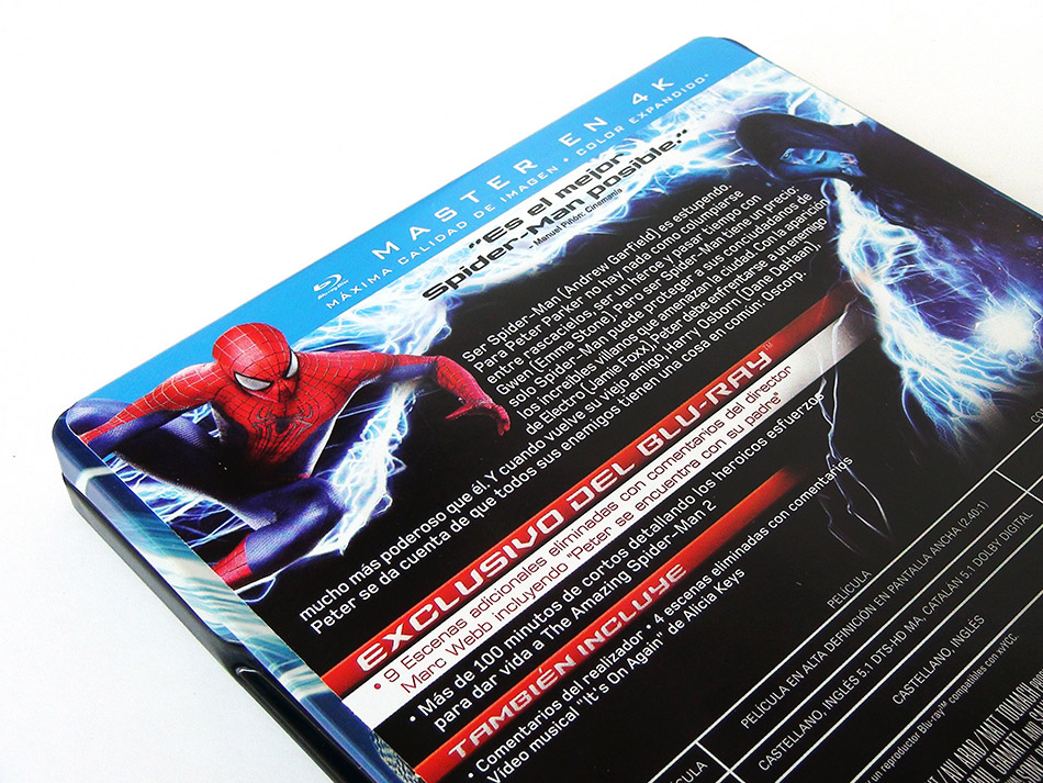 Fotografías del Steelbook de The Amazing Spider-Man 2 en Blu-ray 7