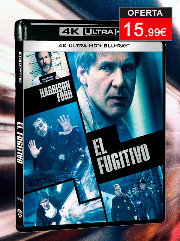 El Fugitivo en UHD 4K y Blu-ray