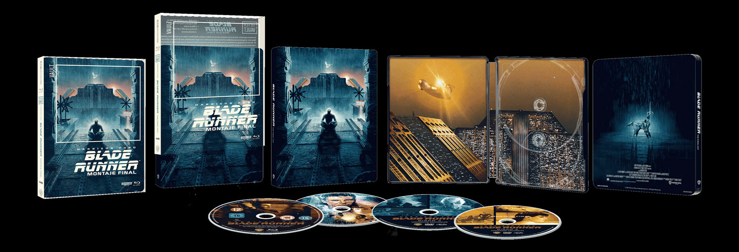Blade Runner: Montaje Final - The Film Vault con Steelbook en UHD 4K y Blu-ray