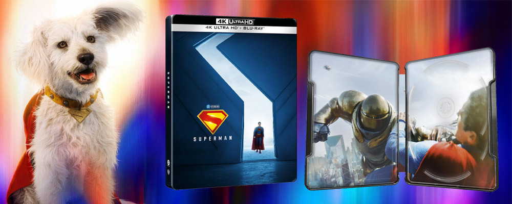 Steelbook de Superman en UHD 4K y Blu-ray