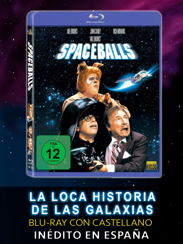 La Loca Historia de las Galaxias en Blu-ray con castellano