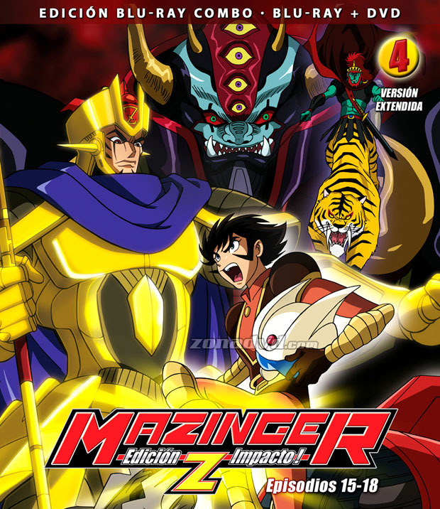 carátula Mazinger Z (Shin Mazinger Z) - Edición Impacto Vol. 4 portada 2