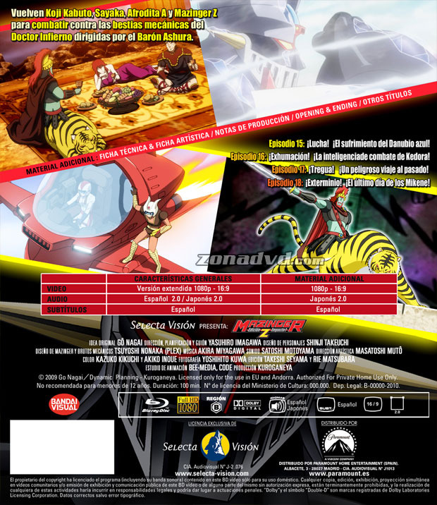 carátula Mazinger Z (Shin Mazinger Z) - Edición Impacto Vol. 4 portada 3
