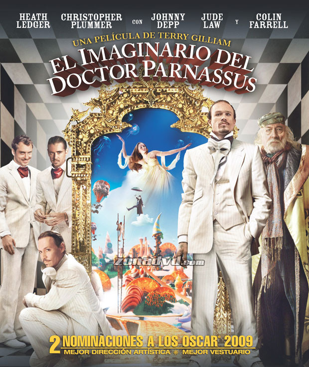 carátula El Imaginario del Doctor Parnassus portada 2