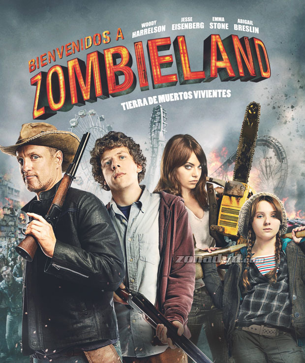 carátula Bienvenidos a Zombieland portada 2
