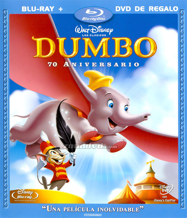 carátula Dumbo - Edición 70 Aniversario portada 2