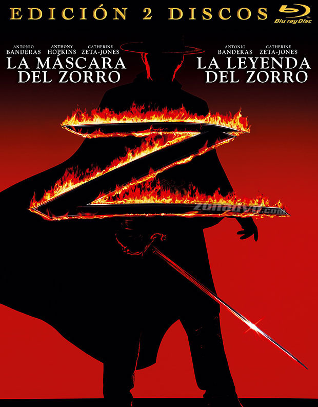 carátula Pack El Zorro (La Máscara + La Leyenda) portada 2