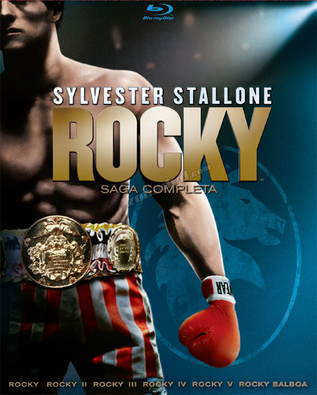 carátula Rocky - Saga Completa portada 2