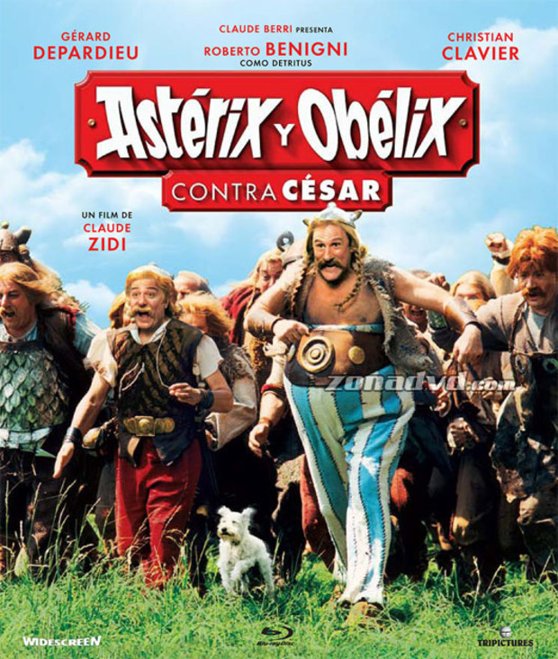 carátula Astérix y Obélix contra César portada 2