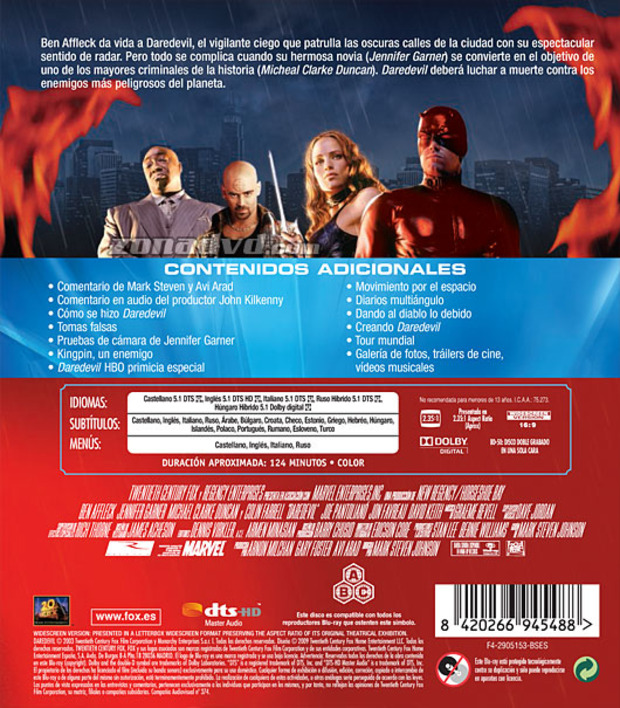 carátula Daredevil - Montaje del Director portada 3