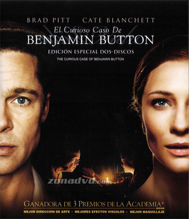 carátula El Curioso Caso de Benjamin Button portada 3