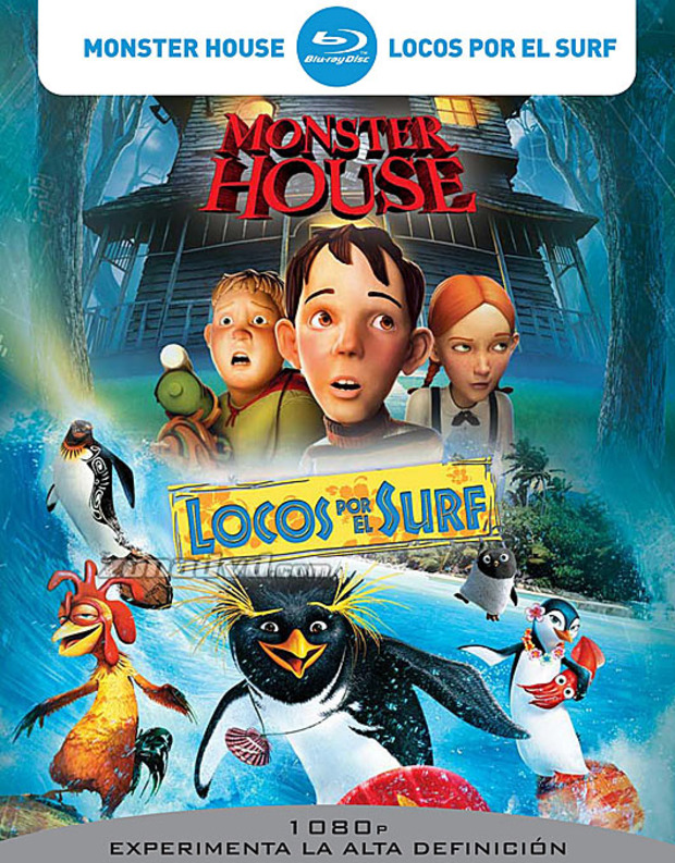 carátula Pack Monster House + Locos por el Surf portada 2