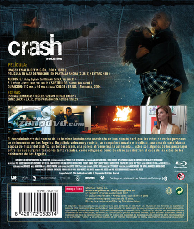 carátula Crash portada 3