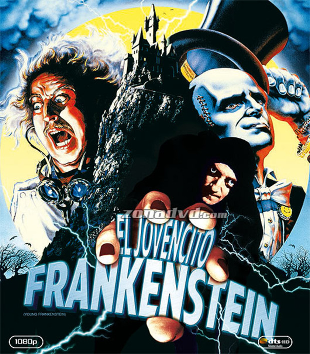 carátula El Jovencito Frankenstein portada 3