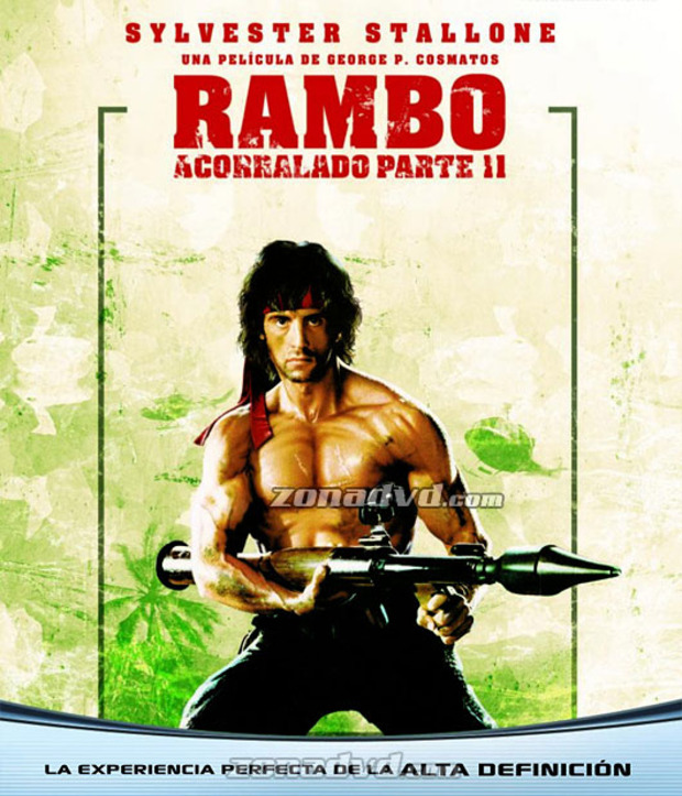 carátula Rambo: Acorralado II portada 2